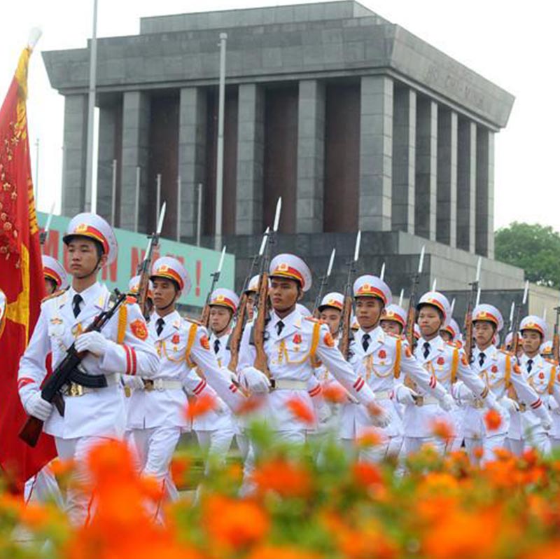 Where is Uncle Ho's mausoleum?