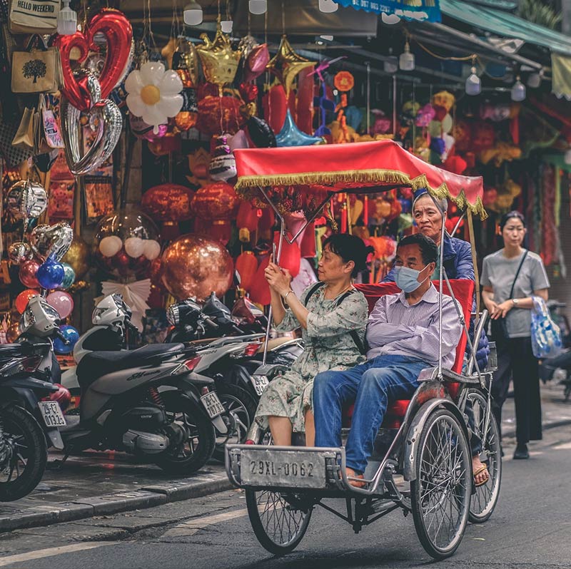 Cyclo - beauty in Hanoi tourism culture