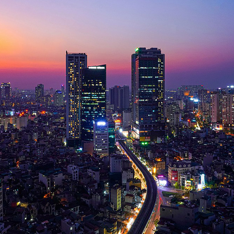 Xuan Thuy Street - Busy Commercial Road in Cau Giay, Hanoi